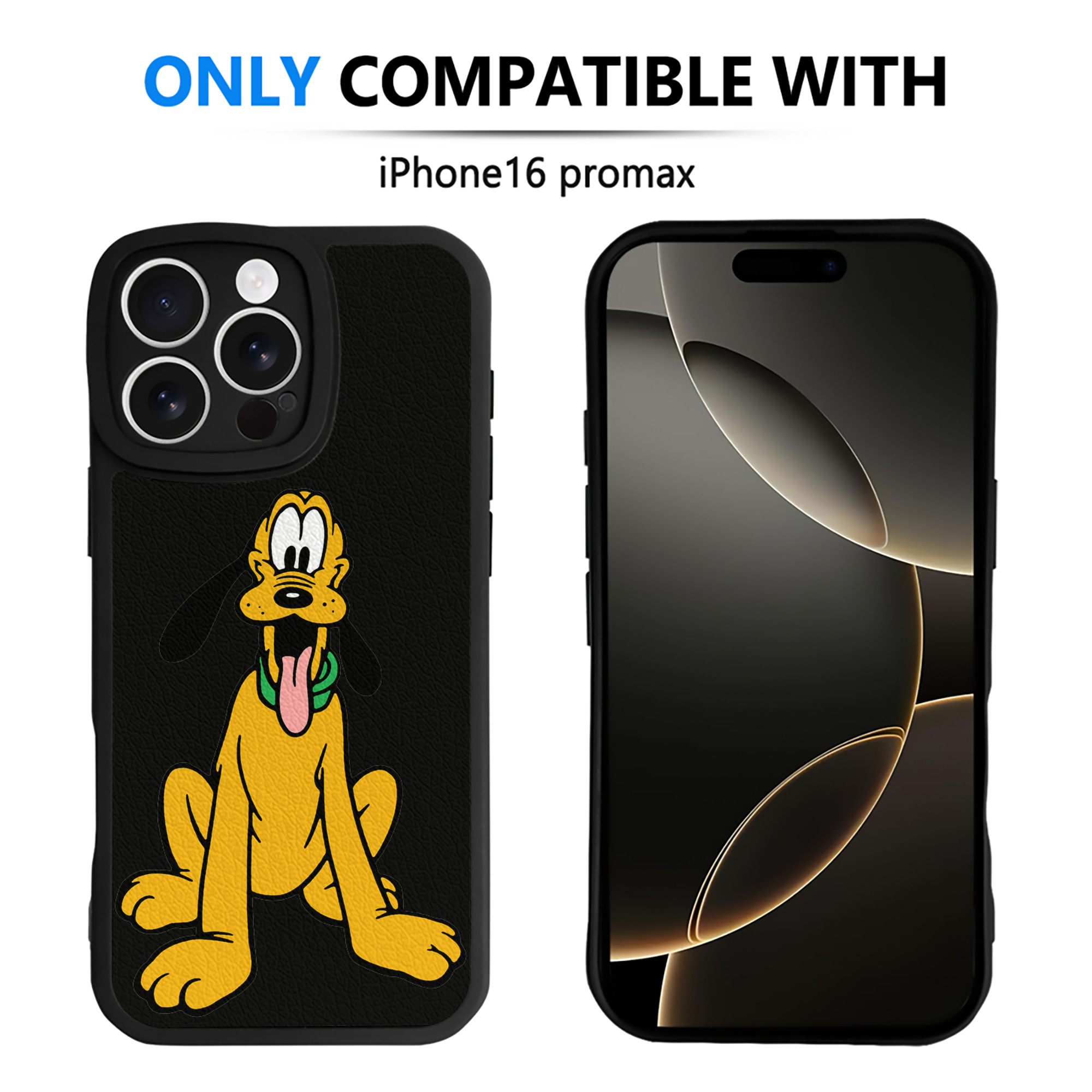 （画像用） ミッキーマウス Mickey Mouse 【iPhone 16シリーズ対応】シリコンスマホケース（レザー調） 材質：シリコン